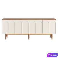 Chest of drawers with four arched doors "Arka" 3D Model Corona