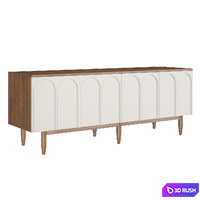 Chest of drawers with four arched doors "Arka" 3D Model Corona