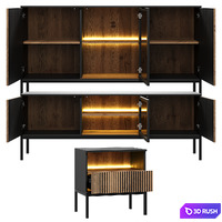 Chests Sento #1 3D Model Corona