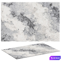 Waverly Abstract Ombre Rug 3D Model Vray, Corona
