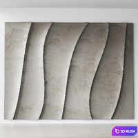 Abstract composition. Relief. Plateau. 53 3D Model Vray, Corona