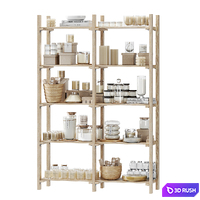 Candle stand 3D Model Corona