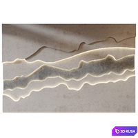 Wall panels | set 390 3D Model Corona