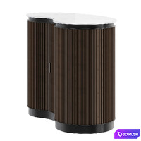 Marble 1 Door Bar Table OROA Mayfield 3D Model Vray, Corona