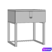 Woodenkors cabinet Bella 2.0 3D Model Corona