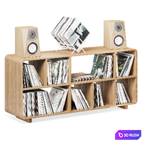 LP vinyl storage 3D Model Vray, Corona