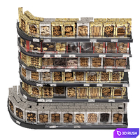 Display case with cookies 3D Model Vray, Corona