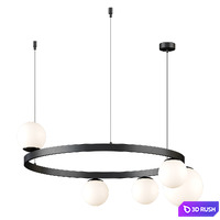 GARDA RING | Pendant light 3D Model Corona
