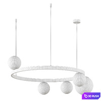 GARDA RING | Pendant light 3D Model Corona