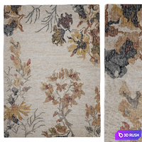 Ayla Rug 3D Model Vray, Corona