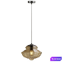 Retro Loft Glass Pendant lamp 3D Model Vray