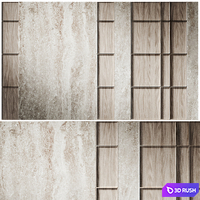 Decorative Wall Art Wall 66 3D Model Corona