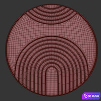 Carpet HANSE 3D Model Vray, Corona