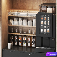 Coffee vending machine. Coffee to go. Self-service coffee shop. Vendor point 2 3D Model Vray, Corona