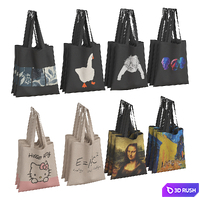 Shopping Bags 3D Model Vray, Corona