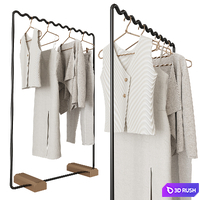 Woman Clothes Set 19 3D Model Corona