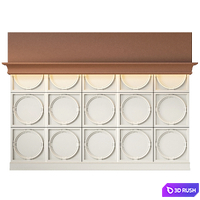 Wall panel RJ Easy Design 10 3D Model Vray, Corona