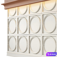 Wall panel RJ Easy Design 10 3D Model Vray, Corona