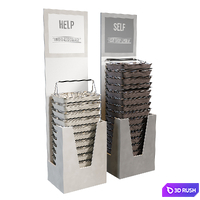 Rack with baskets for the store 3D Model Corona