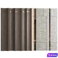 Wall Panel Decor 182 3D Model Vray, Corona
