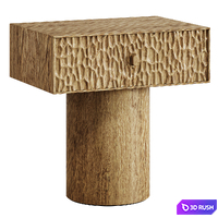 La Redoute Mason bedside table. 3D Model Corona