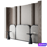 Headboard 01 3D Model Corona