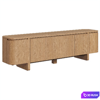 Elle Media Console by Four Hands 3D Model Vray, Corona