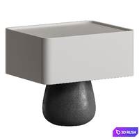Bedside table 3D Model Vray, Corona