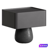 Bedside table 3D Model Vray, Corona