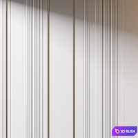 Wall Panel | 49 3D Model Vray, Corona