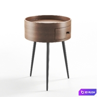 Orteo La Redoute nightstand 3D Model Vray, Corona