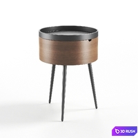 Orteo La Redoute nightstand 3D Model Vray, Corona