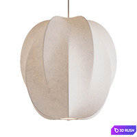Nordic Wabi-sabi pendant light. Italy mid 1900's 3D Model Vray, Corona