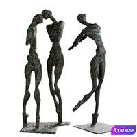 Sculpture "Three Graces" 3D Model Corona