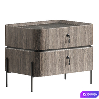 Bedside table 3D Model Corona