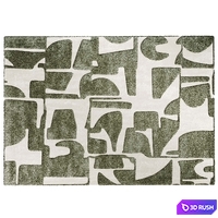 Ecorugs floor rug Papercut yellow 3D Model Vray, Corona