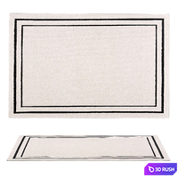 Nourison Essentials Ivory Black Rug
