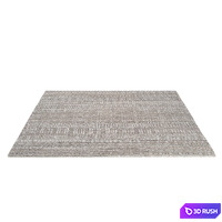 Pompei Rust Silver Hand-Knotted Rug 3D Model Vray, Corona