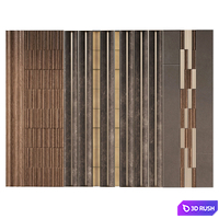 Wall panel RJ Easy Design 15 3D Model Vray, Corona
