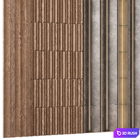 Wall panel RJ Easy Design 15 3D Model Vray, Corona