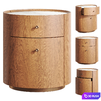 Andrea Bedside Table by Soho Home 3D Model Corona