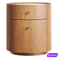 Andrea Bedside Table by Soho Home 3D Model Corona