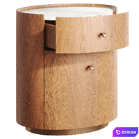 Andrea Bedside Table by Soho Home 3D Model Corona