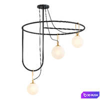 NH S4 Circular Chandelier 3D Model Vray