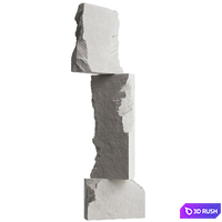 Abstract sculpture 09 3D Model Corona