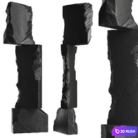 Abstract sculpture 09 3D Model Corona