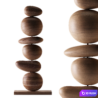 Sculptural Harmony 3D Model Corona