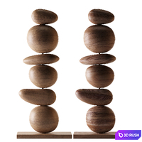 Sculptural Harmony 3D Model Corona