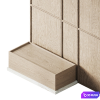 Headboard 13 3D Model Corona