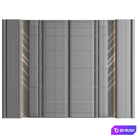 Wall Panel Decor 217 3D Model Vray, Corona